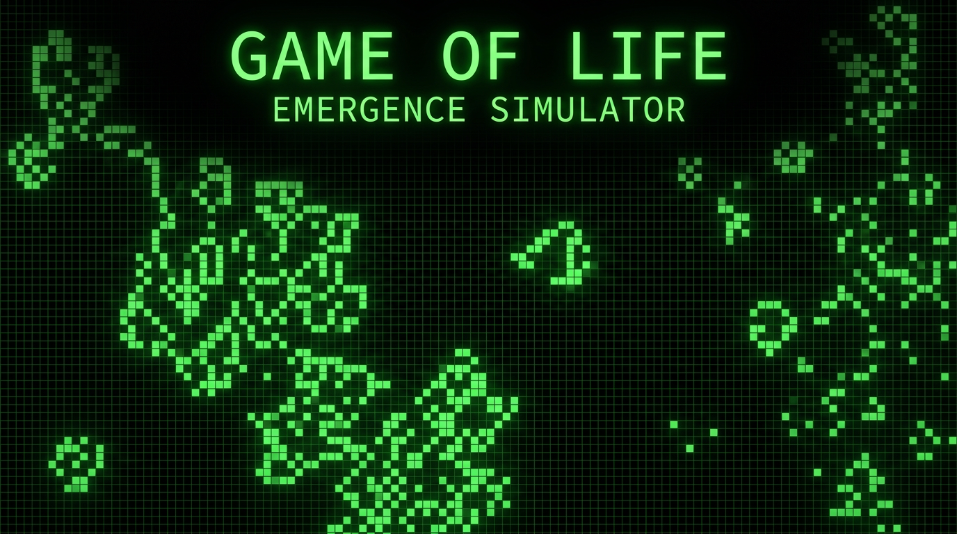 Conway's Game of Life Emergence Simulator cover